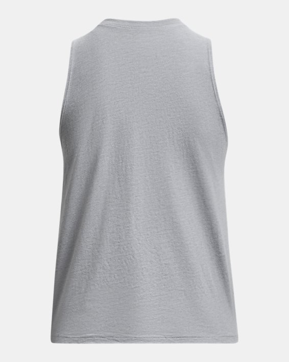 Camiseta sin mangas con estampado UA Sportstyle para mujer, Gray, pdpMainDesktop image number 5